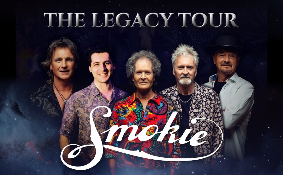 Smokie em concerto de rock inédito no Salão Preto e Prata do Casino Estoril